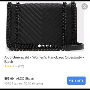 ALDO Greenwald Black Crossbody Bag